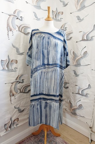 Marina rinaldi blue tie - tie, dye