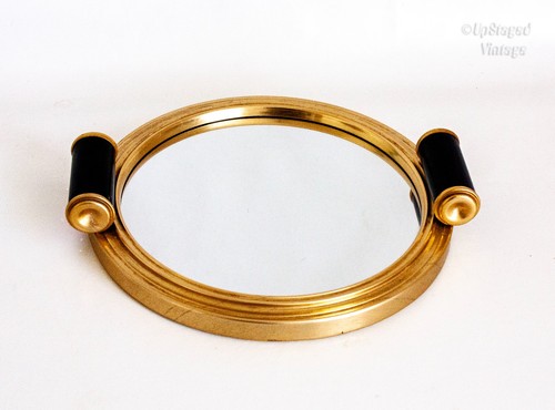 Gold cocktail tray mirrored - gold,