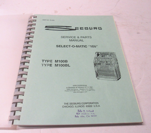 Seeburg service parts manual - &,