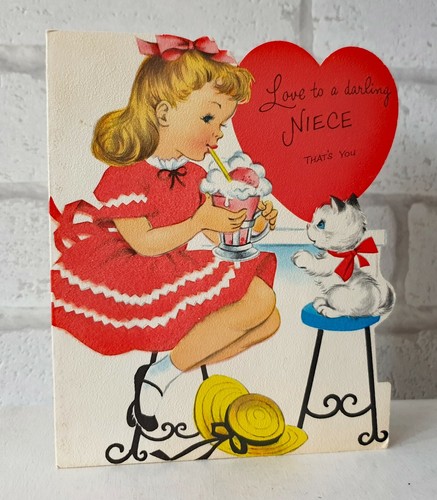 Vintage 50s niece kitten - niece,