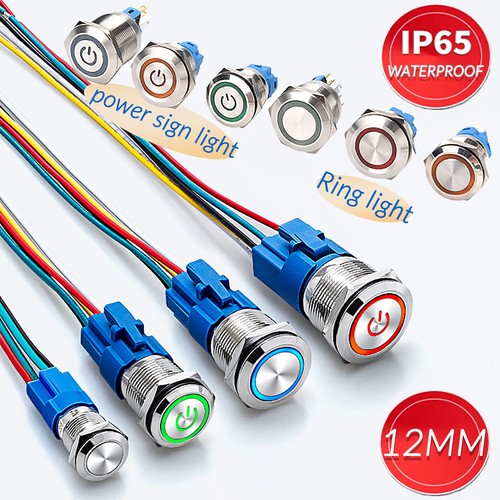 24v 12mm metal - metal, waterproof