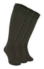 Mens 3 Pack Long Wool Traditional Kilt Socks | Knee High Soft & Comfy Socks