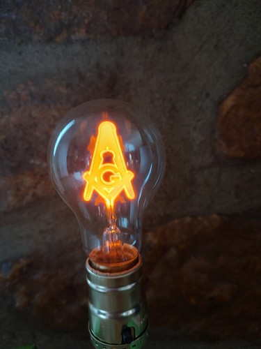 Masonic lodge alter light bulb - masonic,