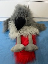 The Puppet Company Grey Macaw Parrot Hand Puppet With Squeaker Squawks 18"