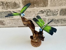 2 Emperor Dragonfly Sculptures