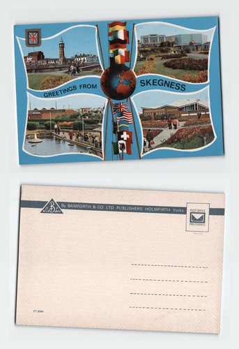 Vintage postcard greetings - postcard,