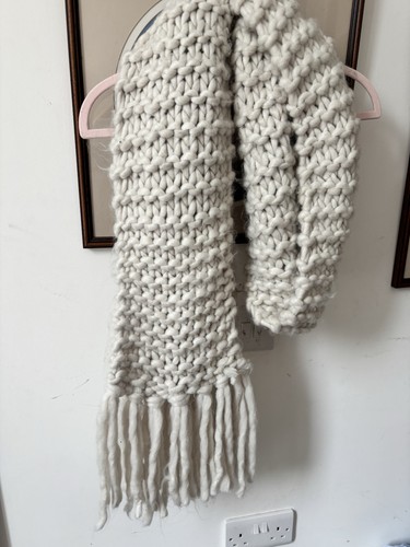 Beige elegant chunky knit - chunky,