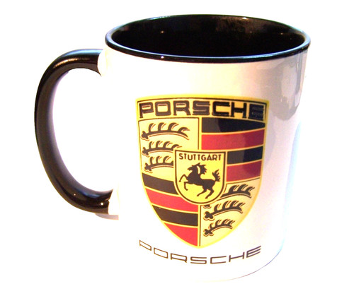 Black porsche logo ceramic - logo,