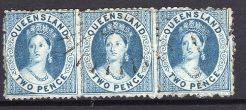 Queensland 1868 blue - ,