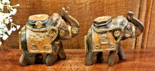 INDIAN SET 2 CARVED SMALL