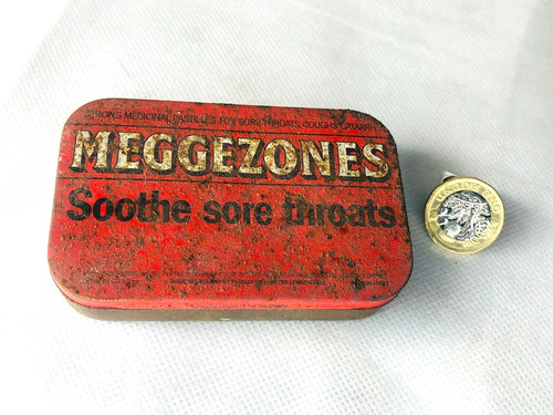 Advertising tin meggezones - advertising,