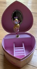 Trousselier  France princess Jewelry music box Heart Shape Working