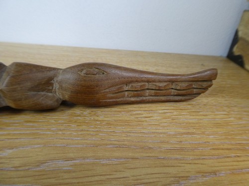 Vintage hand carved wooden - hand,