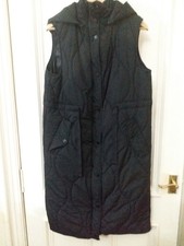 Zara ladies black long puffer