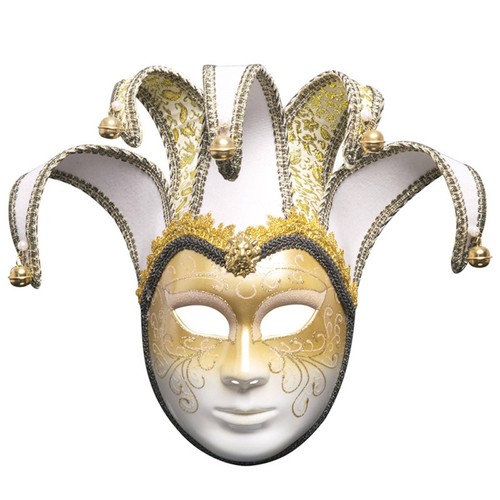 Jester mask with - with, ornate