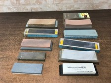 Used Japanese Whetstone Lot Sharpening & Honing Stones Varying Types As-Is