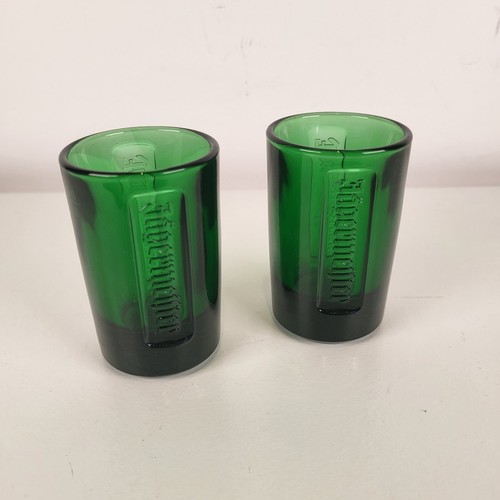 Pair jägermeister green glass - jägermeister,