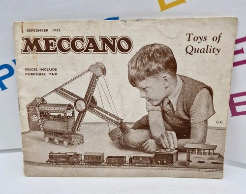 Vintage sept 1952 meccano - sept,