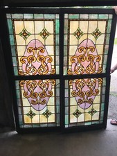 Mar 2 Pair Antique Double Hung