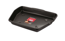 11" Black Metal Ashpan Fireside Fireplace Ash Pan Coal Fire Grate Carrier Tray