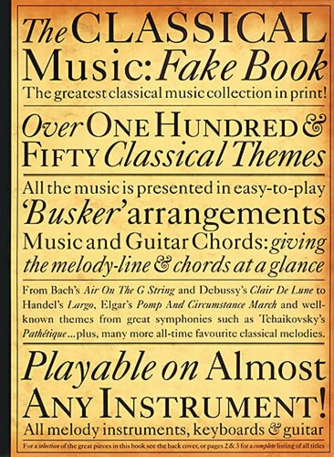 The classical music fake - music, book