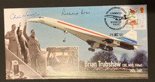Concorde Brian Trubshaw cover signed Capt Norris, Boas number 1 of 1 RARE