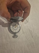 Vintage R.N.I.B. Braille Mechanical Pocket Watch