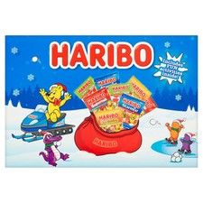 Haribo Sweets Selection Box 182g, Christmas Gift, Assorted Mini Sweet Bags