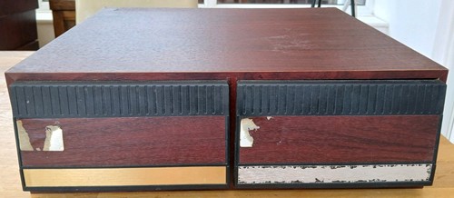 Vintage vhs drawer storage - vintage,