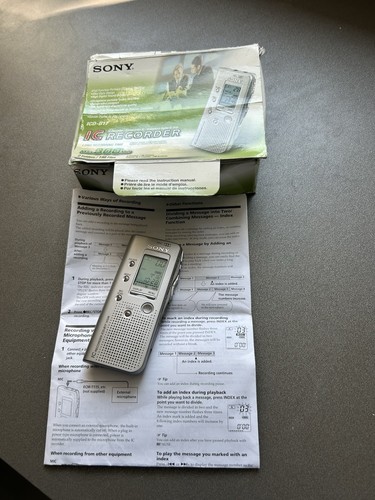 Sony icd b17 - icd-b17, voice