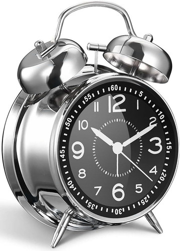 Loud double bell - double, clock