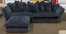 A Contemporary Nomad Dusk Extra Large 4 Seater Sofa And Footstool - CS W60