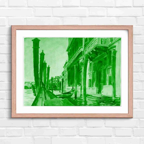 Venetian canal artistry with - venetian,
