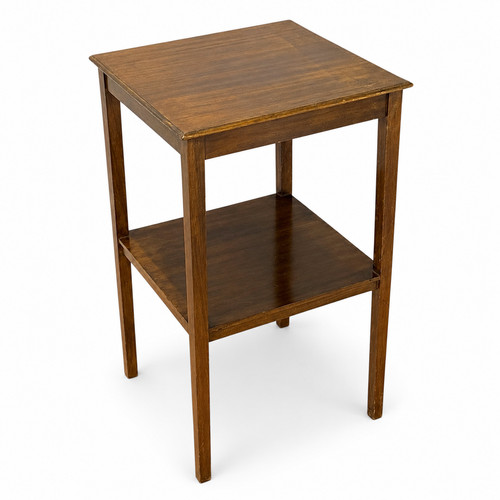 Vintage oak side table lamp - vintage,