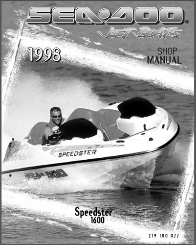 1998 sea doo speedster 1600 - 1998, sea-doo