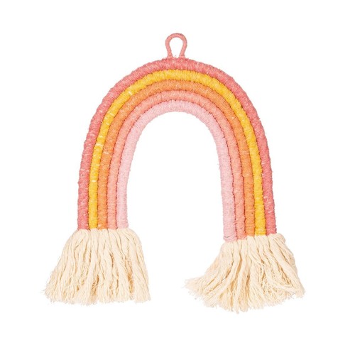Macrame rainbow earthy wall - earthy,