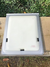 Caravan Camper Van Opaque Window H 60.5 x W 52.5 cms + Stays, Seal + Latches