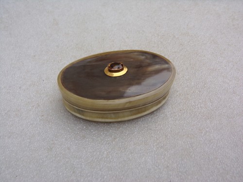 Antique horn scottish - horn, snuff