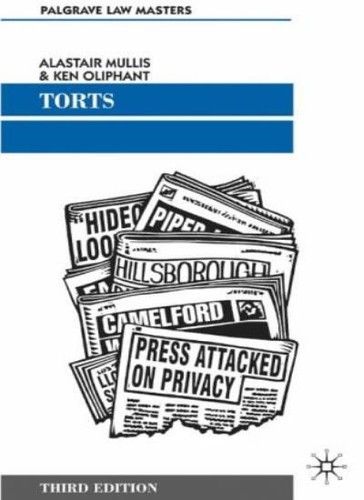 Torts palgrave law - torts,