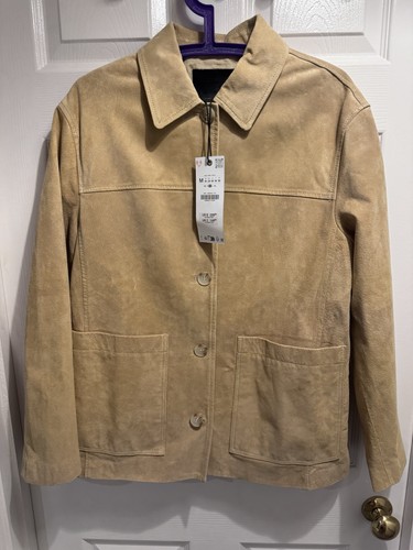 Suede leather jacket - jacket, zw
