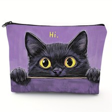 Cat Hi Black Cat Makeup Bag