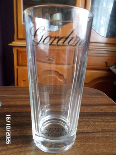 Gordon tall gin glass - gordon's,