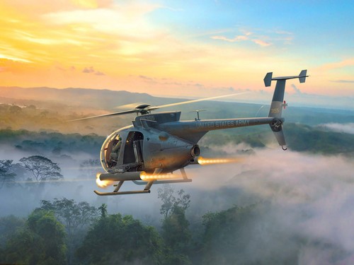 Icm little bird u - 1:48, ah-6j