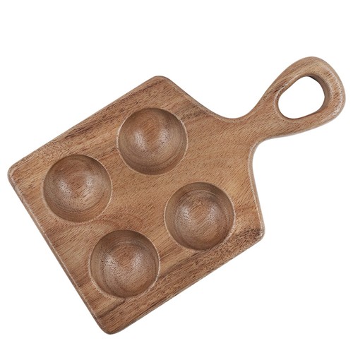 Wood egg holder - wood, organizer