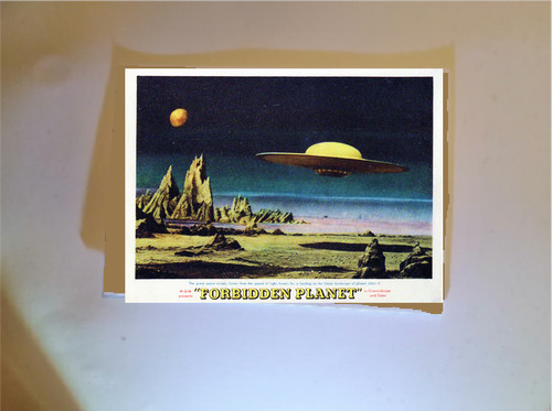 Vintage forbidden planet - vintage, "forbidden