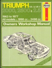 TRIUMPH 2000,2500,S,Pi,2.5