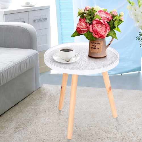 Bedside round table solid - bedside,