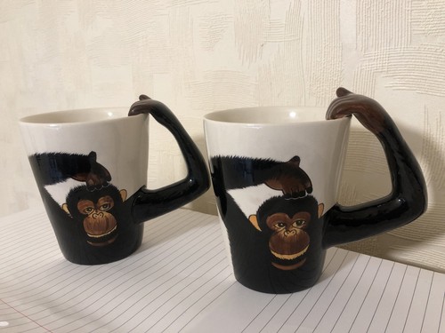 Chimpanzee monkey drinking mug - chimpanzee/monkey,