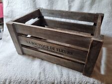 Small Wood Create 12" x 8" x 6" (Approx) For indoor Created Flower Pot Display