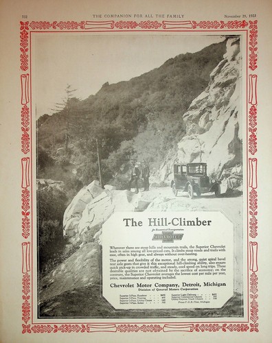 Original 1923 chevrolet - 1923, ad